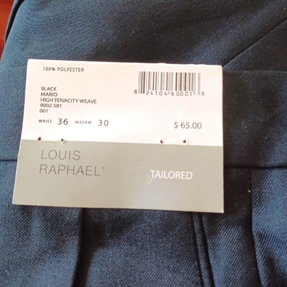 COPY - Louis Rafael Tailored Men's Slacks 36x30